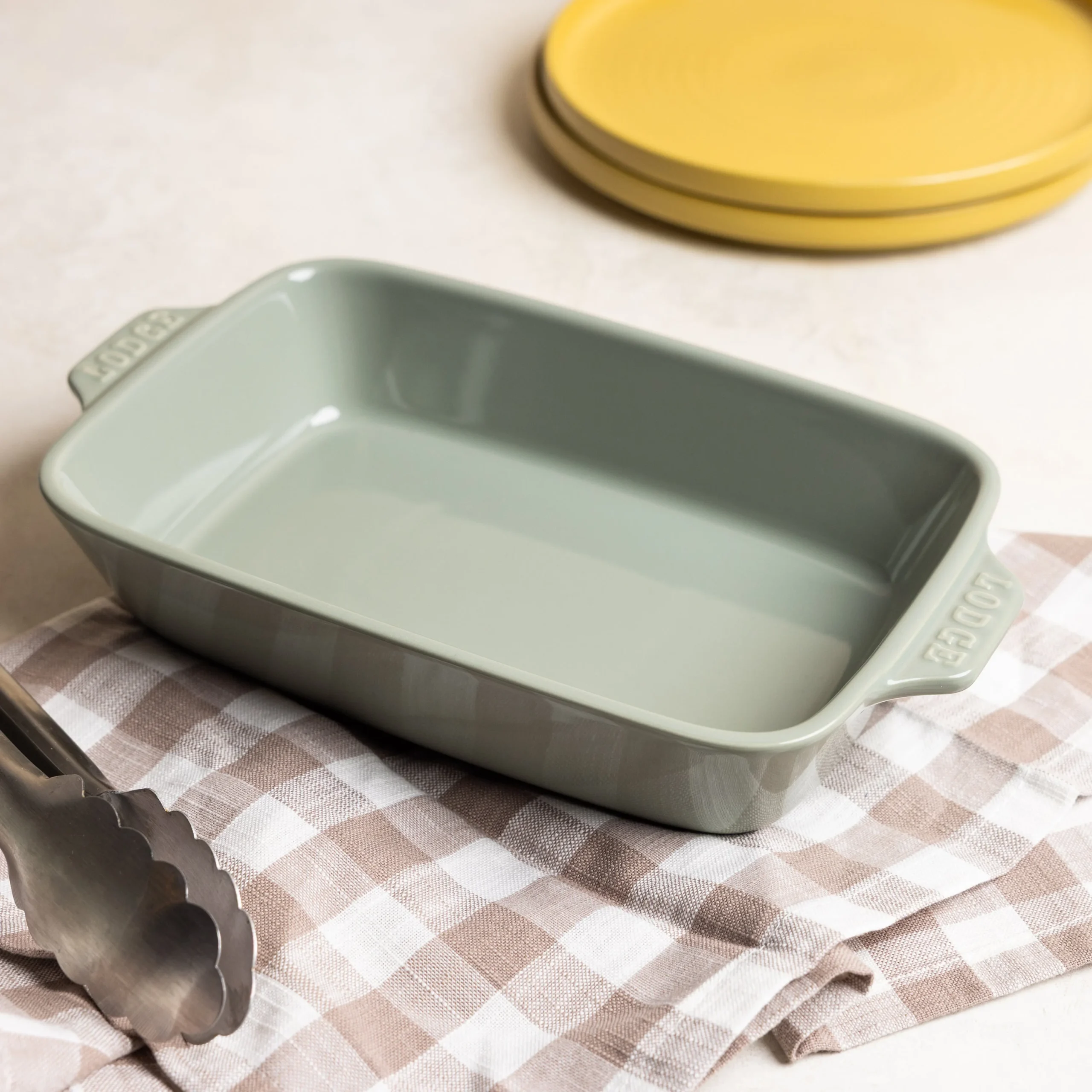 Small Stoneware Casserole Dish, 9 x 6 Inch - Image 13