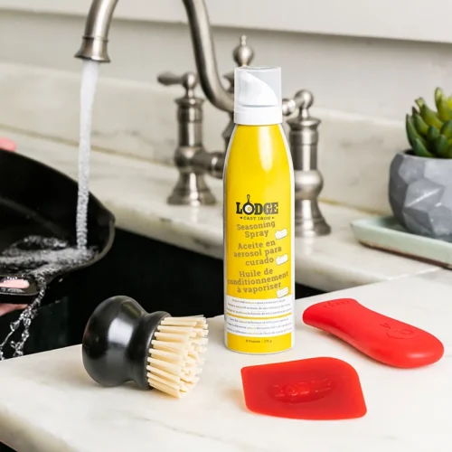 Alternative view of Seasoned Cast Iron Care Kit