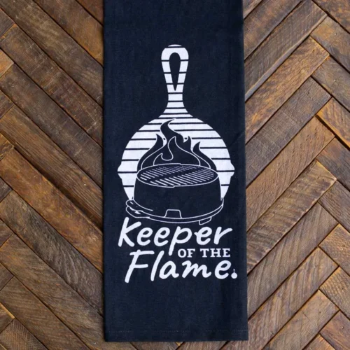 Alternative view of Keeper of the Flame Lodge Dish Towel
