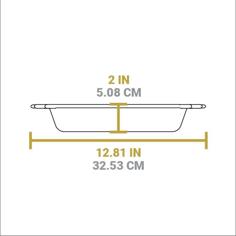 10.25 Inch Seasoned Cast Iron Baker's Skillet - Image 4