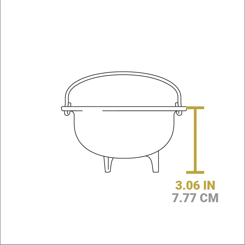 Heat-Treated Cast Iron Mini Kettle - Image 4