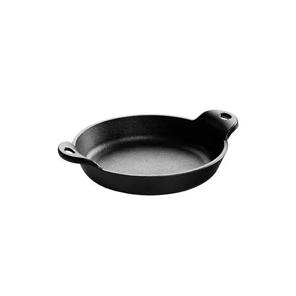 Heat-Treated 14 Ounce Round Cast Iron Mini Server - Image 6