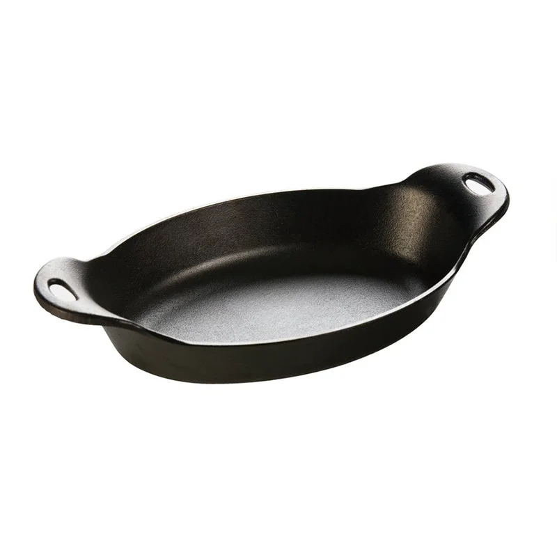 Heat-Treated 36 Ounce Oval Cast Iron Server - Image 7