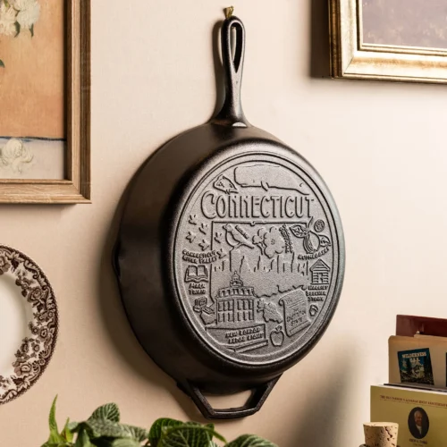 Alternative view of American Road Trip: 12 Inch Seasoned Cast Iron Skillet, Connecticut
