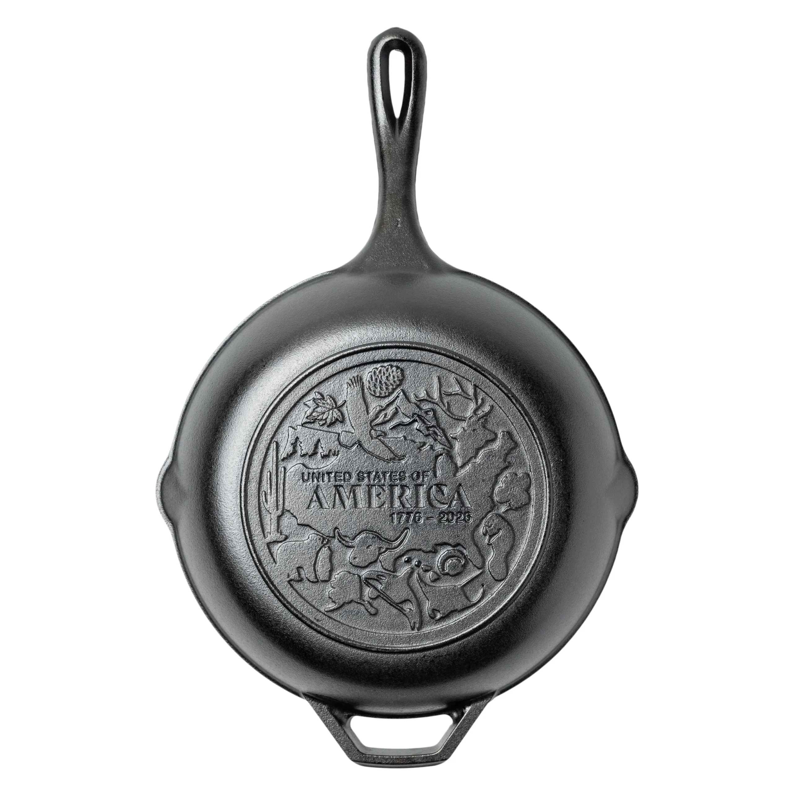 Lodge Chef Collection 10 Inch Seasoned Cast Iron Skillet, USA Frontier - Image 8