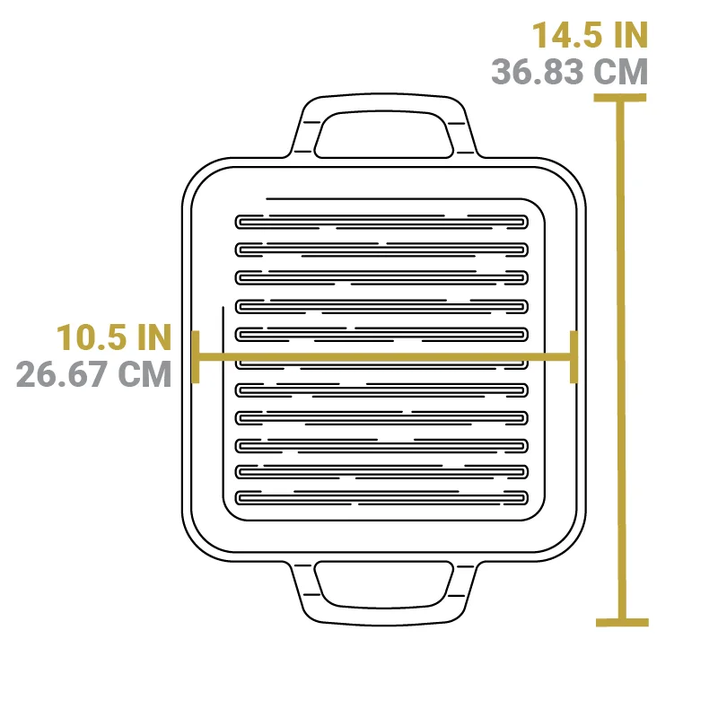 Chef Collection Square Grill Pan - Image 6