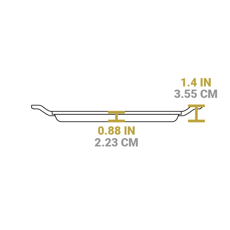 Chef Collection 11 Inch Cast Iron Square Griddle - Image 6