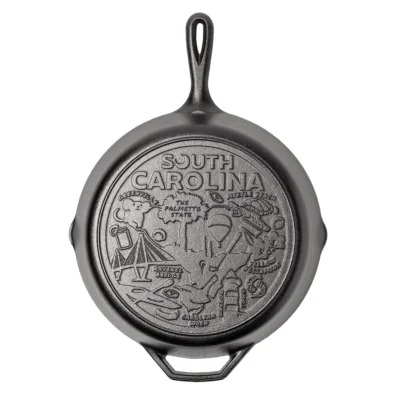 American Road Trip: 12 Inch Seasoned Cast Iron Skillet, South Carolina