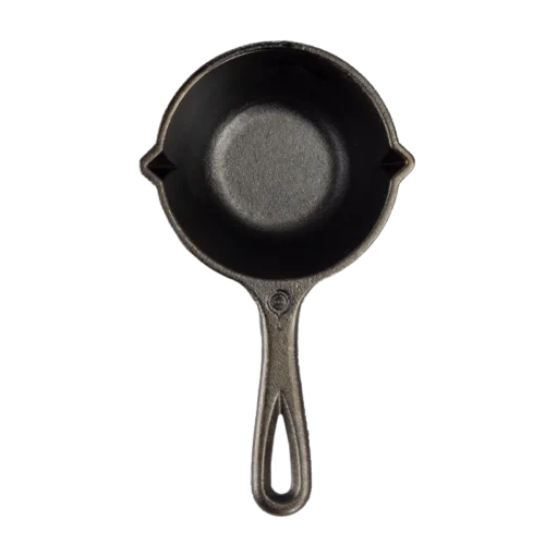 Alternative view of Seasoned Cast Iron Melting Pot