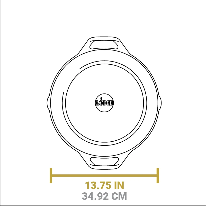 Cast Iron Dual-Handle Pan - Image 46