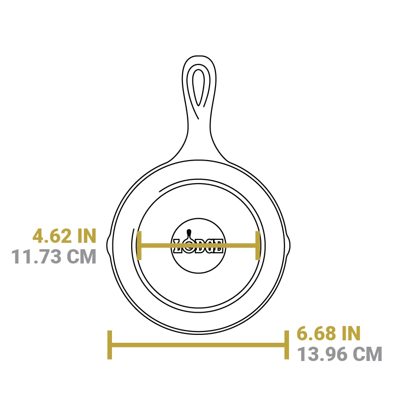 Round Cast Iron Grill Pan - Image 8